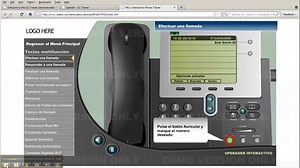 Cisco 7942 & 7962 Efectuar una llamada español Phone training