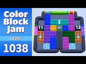 Color Block Jam Level 1038 (1039) | Every Puzzle Solved! 🎯