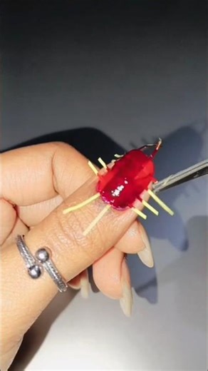 Easy stripe tape nail polish design for beginners 😍💅✨#viralshorts #trendingonshorts #short #nails