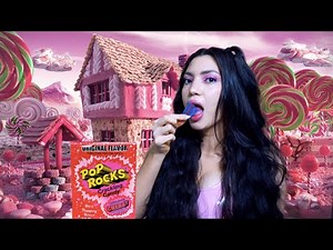 ASMR 🍭 Candy eating - POP ROCKS 🍬 Ring LOLLIPOPS