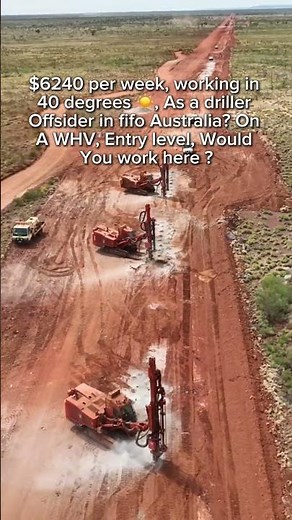 $6240 per week working as a driller offsider in FIFO mining Australia 🤝🇦🇺💰 #fifo #driller l