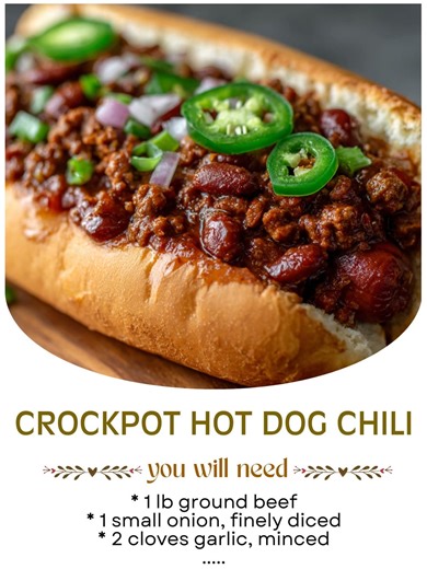 3 comments |  Crockpot Hot Dog Chili 籠 A thick, meaty, flavorful...