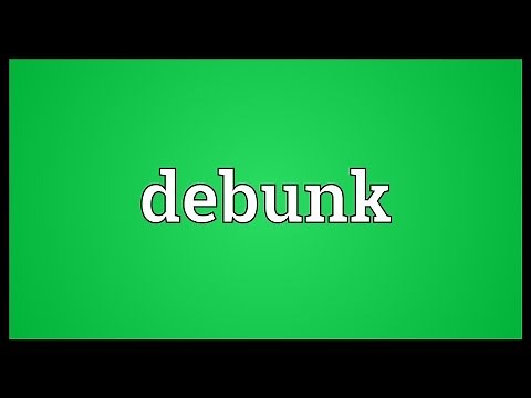 Debunk Meaning