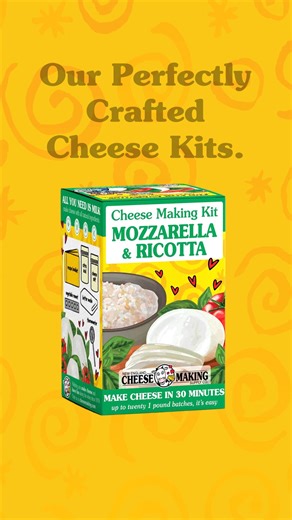 12K views | Make fresh, delicious cheese at home with our easy-to-use Cheese Making Kits! 燎 Each kit comes with everything you need—ingredients, equipment, and simple step-by-step recipes. Trusted by home cheese makers since 1978. Everything you need, all in one place. | New England Cheesemaking Supply Company | Facebook