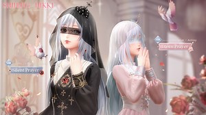 ✨Set Display✨ SSR Set: Silent Prayer - Dawn Prayer Designer: Ashley I close my eyes whenever I sing, so please close your eyes and listen. Pinnacle Battles will start! Opening Time： After 2022-6-1, 12:00-14:00 and 18:00-22:00 every day >>>Download Game: https://bit.ly/shiningnikki #Shiningnikki #papergame | Shining Nikki