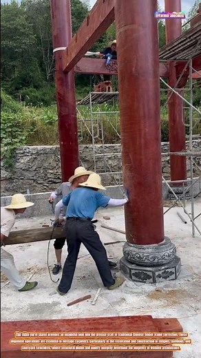 The Art of Traditional Timber Column Alignment