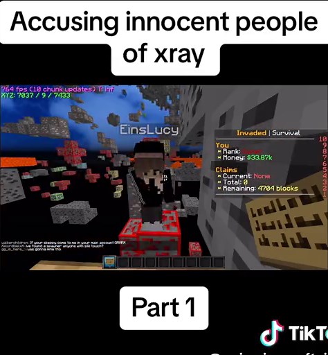 Accusssing innocent people of x-ray part 1 #minecraft #minecraftserver #minecraftxray #skeppy #minecraftserverowner #mc #video