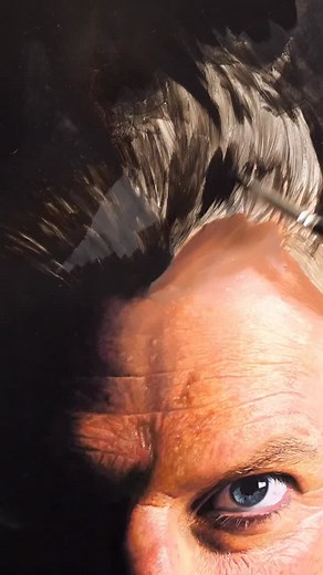 Clean precise brushwork that you can learn properly at www.michaeljamessmith.tv | Michael James Smith