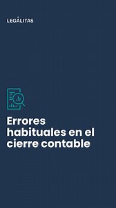 🤯 ¿Sigues teniendo dudas para hacer el cierre contable de tu #empresa? ¡Mira este vídeo! Te damos algunos consejos a tener en cuenta y errores que debes evitar cometer. Y si hacerlo te da dolor de cabeza, te ayudamos con el cierre contable de tu #negocio 🙌 📲Llámanos: 91 123 35 60 #contabilidad #autónomos #pymes #emprendedores | Legálitas Abogados