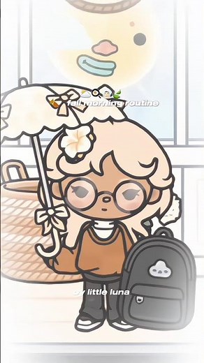 ୨🦊ৎ fall mornin routine 🍳🍂 | #tocaboca #cozygirl #cozy #aesthetic #routines #mymorningroutine #toca