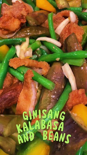 30 reactions · 12 comments | Ginisang Kalabasa & Beans with Crispy...
