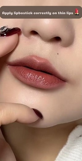 How to Apply Lipstick to Make Thin Lips Look Fuller 💋✨