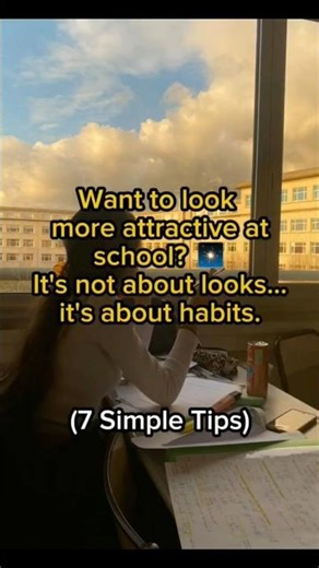How To Look Attractive at School ✨ (7 Simple Tips). #students #motivation