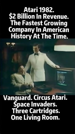 Atari 1982 - The Year The Company Hit $2 Billion In Revenue And Became The Fastest Growing Company