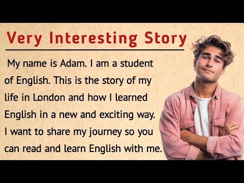 Learn English Through Story || How Adam learn English in London||
