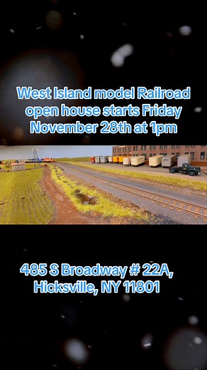 1.6K views · 42 reactions | Join us for week one of our annual open house and Train show starting this weekend Friday, November 28, Saturday, November 29 Sunday, November 30 join us at the West Island Model railroad club where we make you the engineer | West Island Model Railroad Club | Facebook