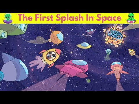 🚀 Kids Book Read Aloud 🏊🏽‍♀️ A SWIMMING POOL in Space!!