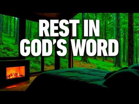 Bible Verses with Rain for Sleep and Meditation | Sleep With God's Word