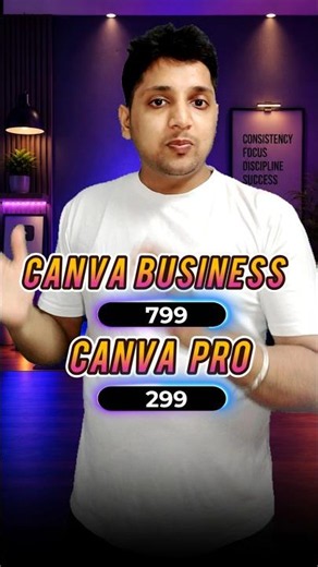 Canva Pro & Business 1 Year सिर्फ ₹299/- 😱 | Premium Features भारी Discount में!