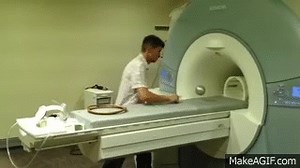 Fun with an MRI magnet on Make a GIF
