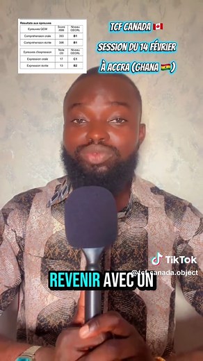 Tu passes ton TCF Canada le 14 février à l’Alliance française d’Accra ? Il ne te reste plus qu’un mois pour te préparer sérieusement. Commence dès maintenant avec une méthode claire, des entraînements complets et un accompagnement structuré pour viser un bon résultat le jour de l’examen. #TCFCanada #TCFAccra #PréparationTCF #ImmigrationCanada #Objectif4C