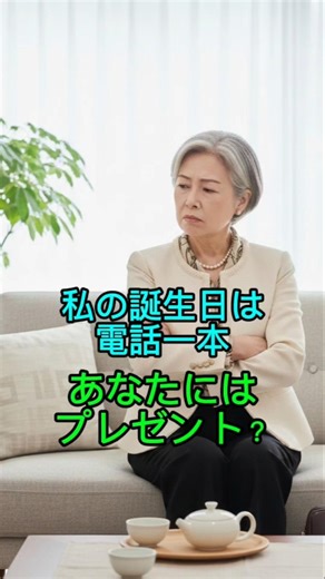 私の誕生日は電話だけでした。それでも私が悪いですか？