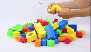 Amazon.com: Liberty Imports 131 Piece Foam Building Blocks for Kids - Creative EVA Foam Blocks for Toddlers - Large, Soft, Stackable Toddler Preschool Educational Toys Playset : Toys & Games