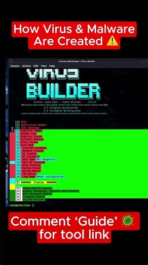 How Hackers Create Virus & Malware 😈 (Live Demo)