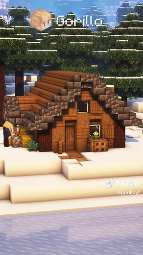 Cozy Spruce Cabin🌲#mc #minecraft #minecraftbuilding #aesthetic | minecraft seeds