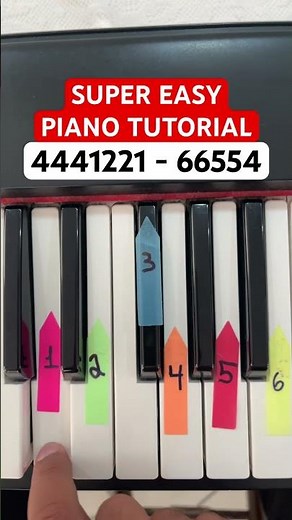 EASY PIANO TUTORIAL 🎹🔥