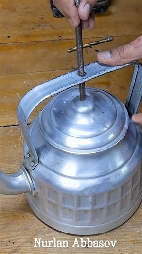 Turn an Old Teapot Into a Popcorn Maker! #diy #asmr #shorts