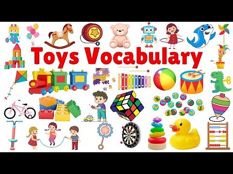 Toys Vocabulary in English | Toys words | Kids vocabulary Toy toy vocab English educational video