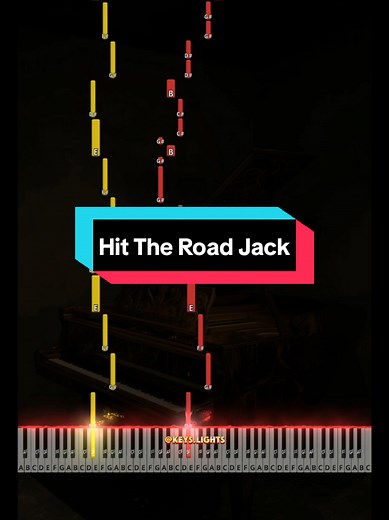 Hit The Road Jack - Easy Piano Tutorial