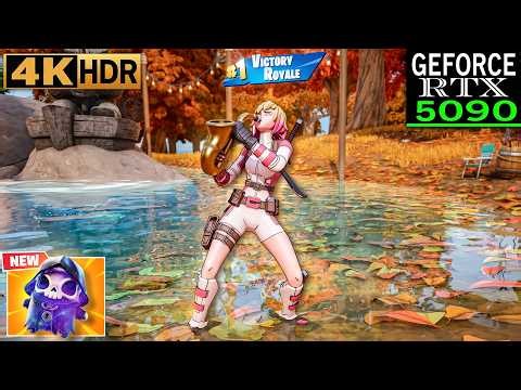 Fortnite (RTX 5090) Zero Build 4K Gameplay | Gwenpool Skin - Chapter 7 Season 3