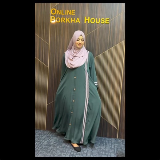 32K reactions · 1K shares | Product name:stripe abaya v 2 When casual comes, striped abayas come in several colors. Febric: premium Cheri Delivery timeline:6/7 days For details visit our moghbazar shop | Online borkha house | Facebook