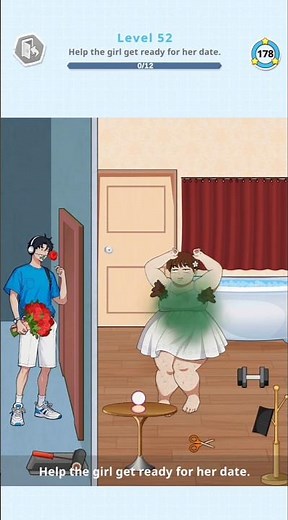 Tricky Brain Annoying Puzzle Level 52 Solution #trickybrain #annoyingpuzzle #brainteaser #comedy