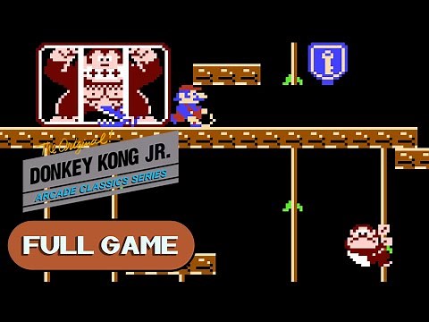 Donkey Kong Jr. NES FULL GAME Longplay Gameplay Walkthrough Playthrough VGL