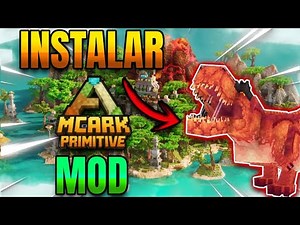 👍Como INSTALAR MC PRIMITIVE ARK MOD🦖 para MINECRAFT BEDROCK🟢✅
