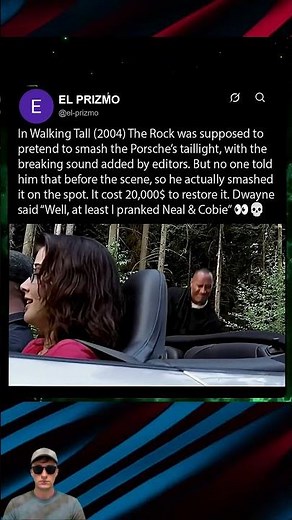 During the filming of Walking Tall (2004), Dwayne Johnson couldn't hold