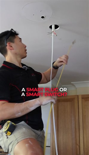 The Local Plug Sydney Electricians on Instagram: "Smart plug or smart switch, which is better? Here’s the deal  Smart plugs are bulky and take up outlet space, while smart switches sit neatly behind the wall, just like a normal light switch, but way smarter. Thinking about upgrading your home lighting?  Call 0420 402 402 and let’s get your home smart the right way. #SmartHome #HomeAutomation #SydneyElectrician #SmartSwitch #SparkyLife"