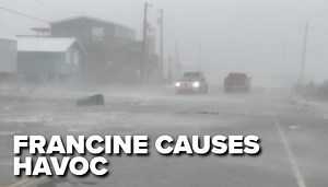 20K views · 329 reactions | #HurricaneFrancine made landfall Wednesday in Louisiana as a Category 2 #storm, bringing powerful winds, deadly storm surge and potential flooding on the northern U.S. Gulf Coast. https://bit.ly/4gi0WuV | The National Desk - TND | Facebook