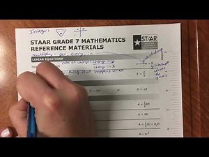 Brain Dump 7th Grade Reference Material