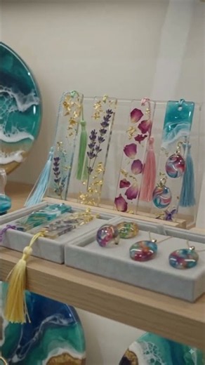 Inside a Stunning Resin Art Studio ✨ | Beautiful Resin Creations & Studio Tour