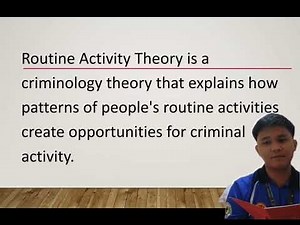 ROUTINE ACTIVITY THEORY