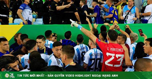Kinh điển Brazil - Argentina: Bạo động trên khán đài, Messi phải vào đường hầm