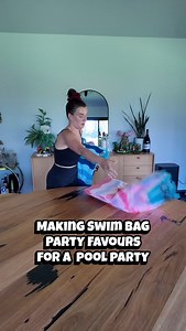 24K views · 255 reactions | My daughter had a pool party to celebrate her end of junior school graduation 六‍ so we made these swim bags as a little gift for all her friends 殺 Most items were from @kmartaus and personalised with my @cricut_anz  they were a huge hit!! | Olivia White - House of White | Facebook