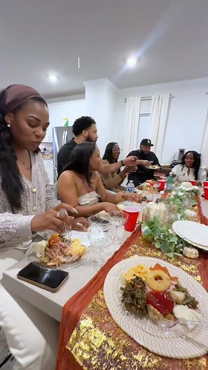 77K views · 3.9K reactions | We had our annual #Gangsgiving which is our version of #Friendsgiving ! We call ourselves the gang. Dinner was supposed to be at 8pm what time did everyone arrive. Black people why can’t we ever be on time  #friendsgiving2025 #friendshipgoals #gang #family | Jessica L. Hall | Facebook