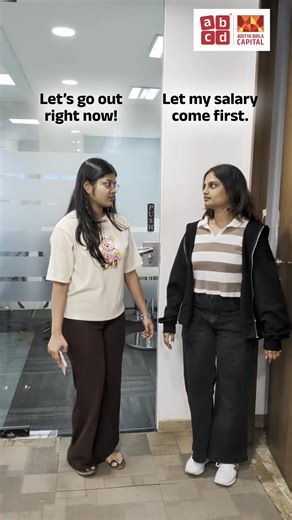 This conversation on loop till salary drops. Tag your payday friend 👀 T&C apply!Click here to read the disclaimers: https://www.adityabirlacapital.com/abcd/disclaimers/payments #Payday #Payments #AdityaBirlaCapitalDigital | ABCD Aditya Birla Capital Digital