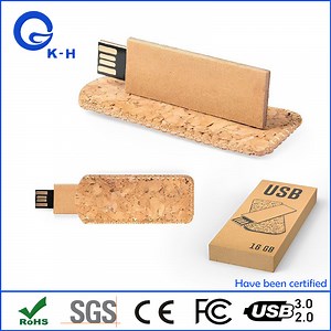 [Hot Item] Eco-Friendly Recycled Paper USB 2.0 3.0 Flash Memory Disk Degradable Cardboard Fiber