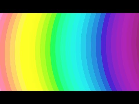 Rotating Colorful Waves - Rainbow Lines - Motion Graphics Video Background